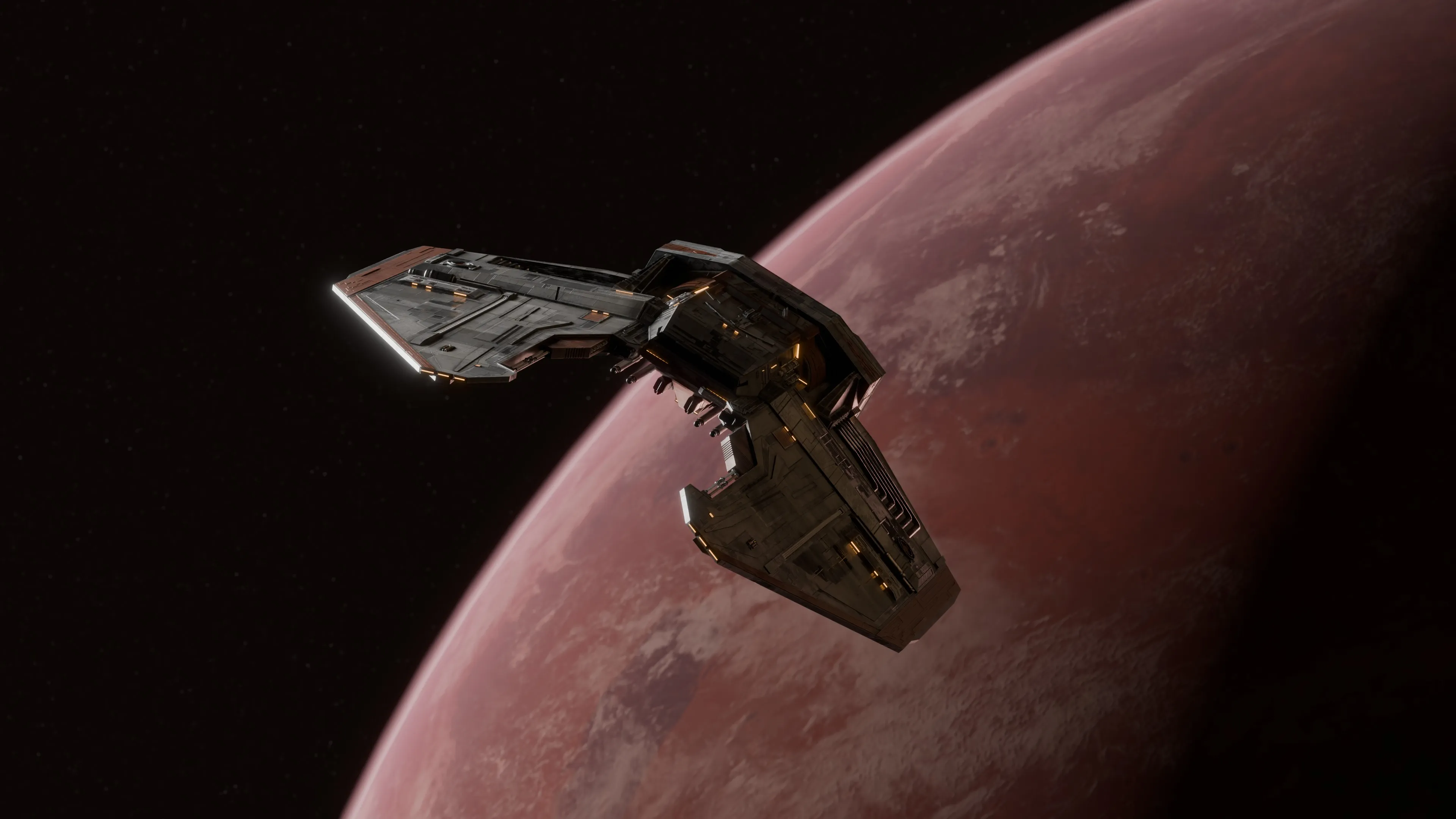 A Star Wars Type Ship